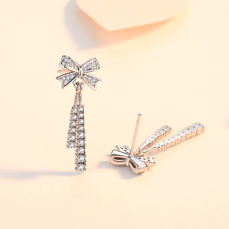 Vlinderdas oorbellen