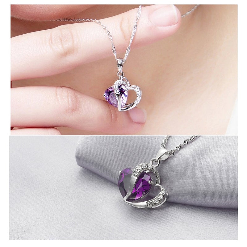 Hart Design Zirkoon Ketting Hanger Oorbellen Sets