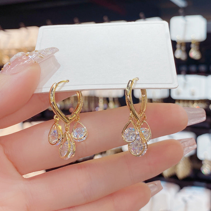 Oorbellen met glanzend hart