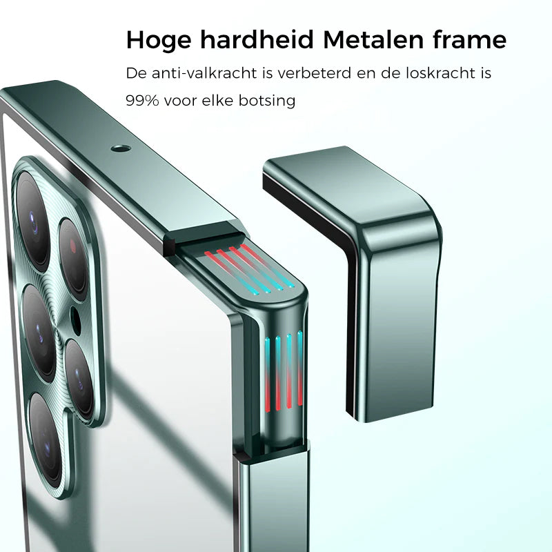 Magnetische Magsafe metalen hoes voor Samsung