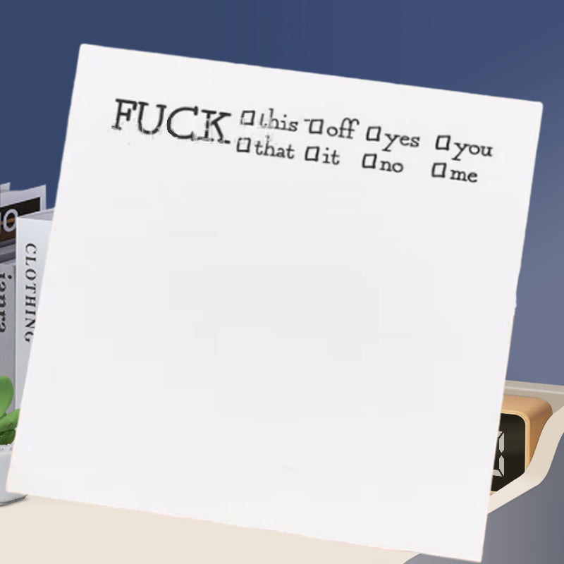 Grappige plaknotities