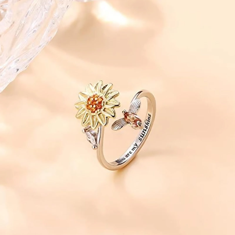 Zonnebloem Spinner Ring