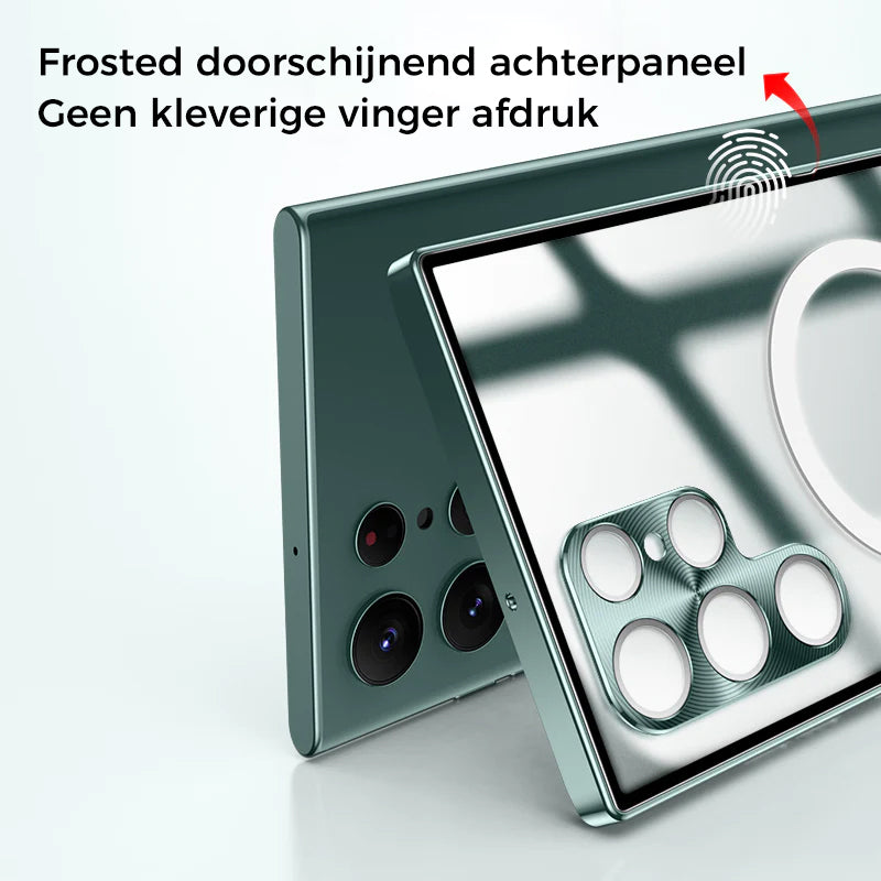 Magnetische Magsafe metalen hoes voor Samsung