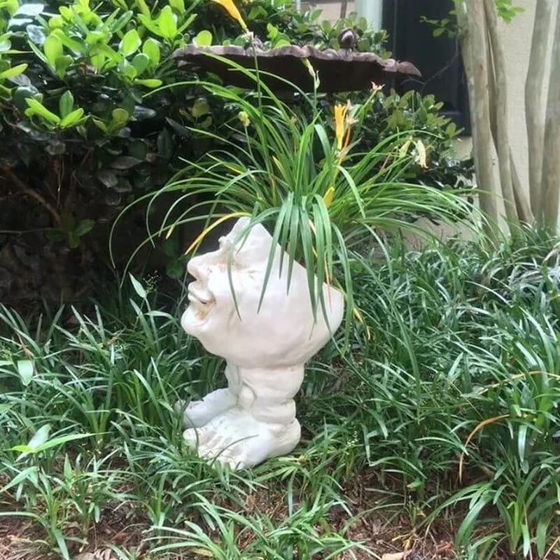 Grappige uitdrukking bloempot