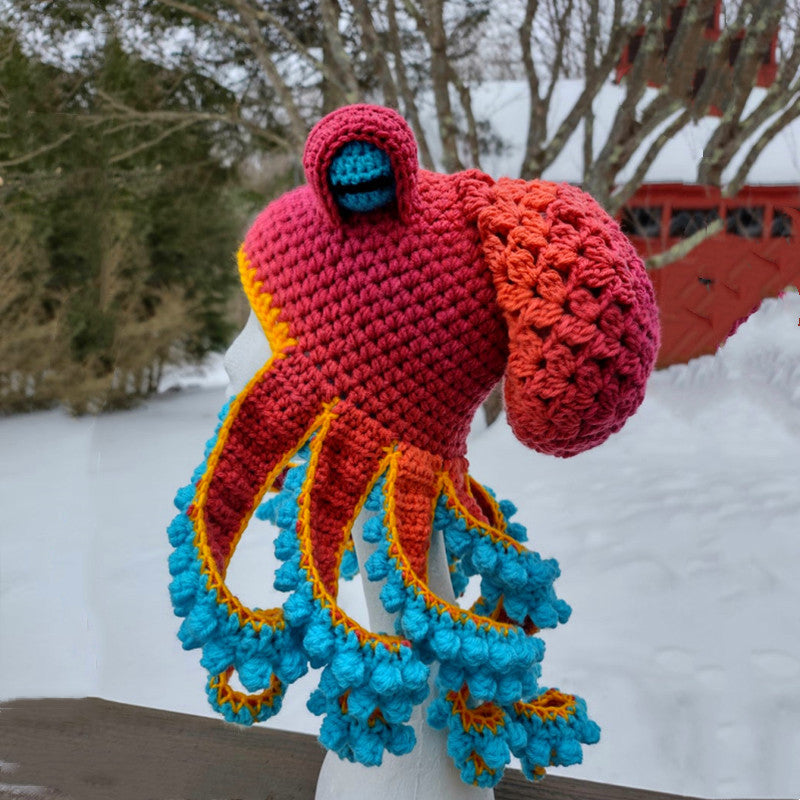 Gehaakte Octopus Hoed