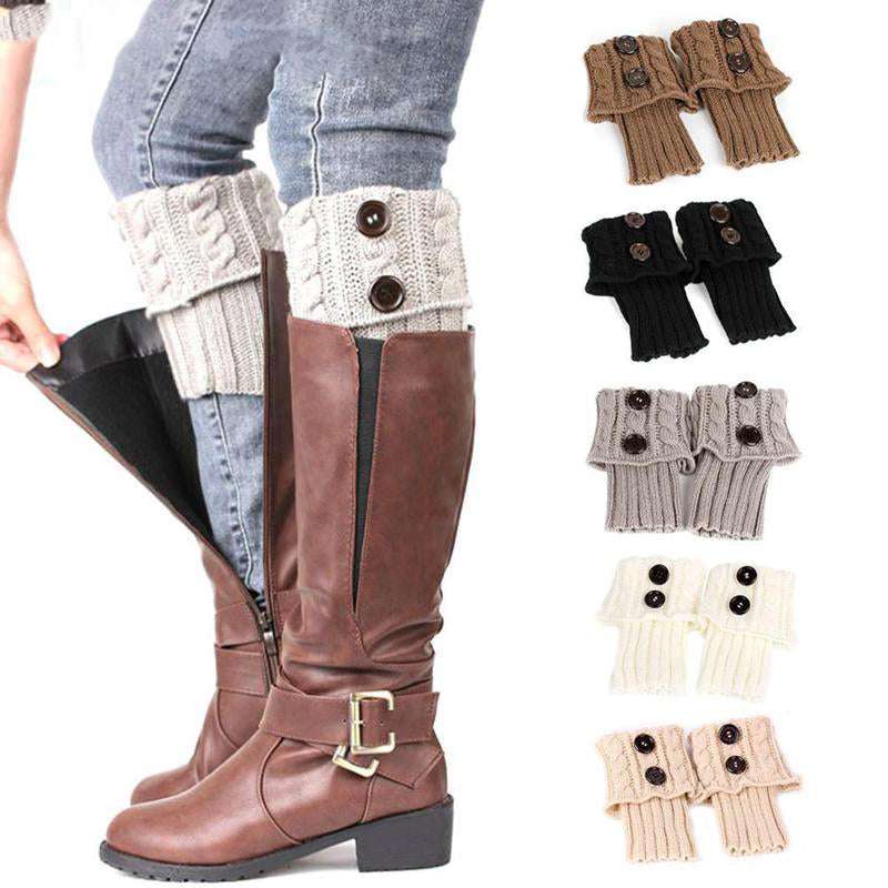 Knit boot toppers