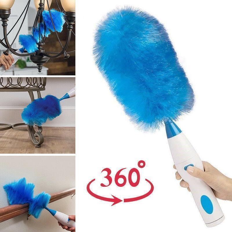 Hurricane Spinning Duster met 2 borstels om te wisselen