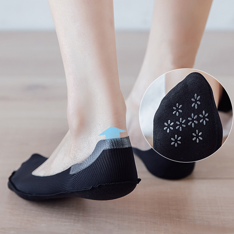 Onzichtbare antislip ijszijden sokken