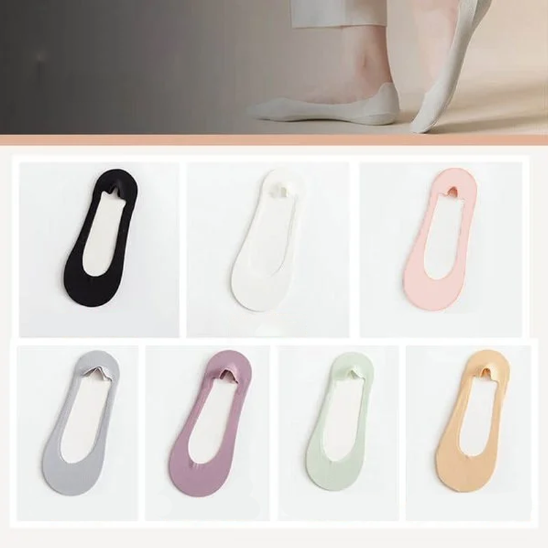 Onzichtbare antislip ijszijden sokken