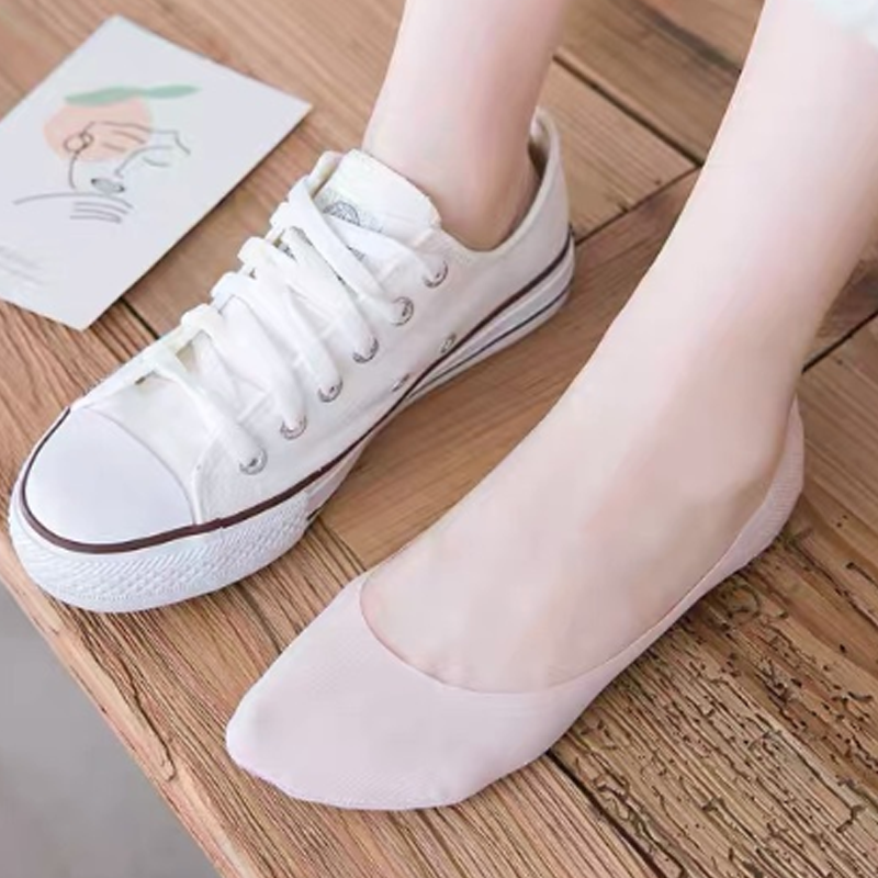 Onzichtbare antislip ijszijden sokken