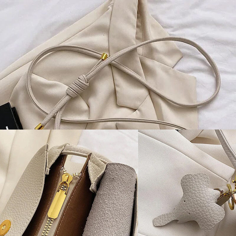 Modieuze crossbodytas met olifantenhanger