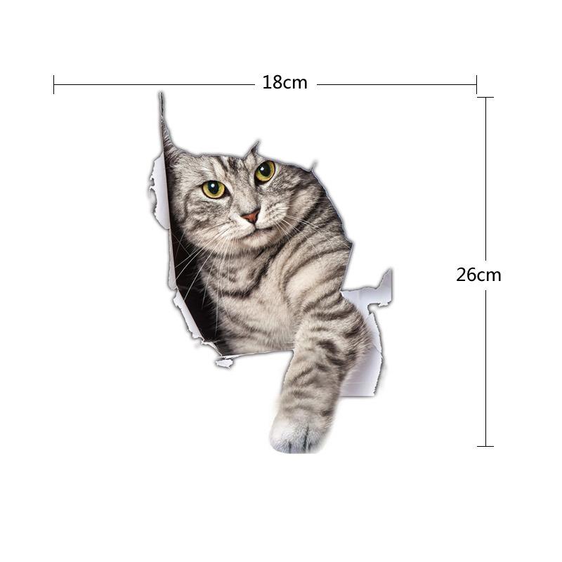 3D-simulatie Leuke creatieve autostickers