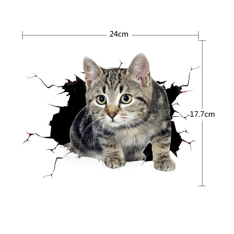 3D-simulatie Leuke creatieve autostickers