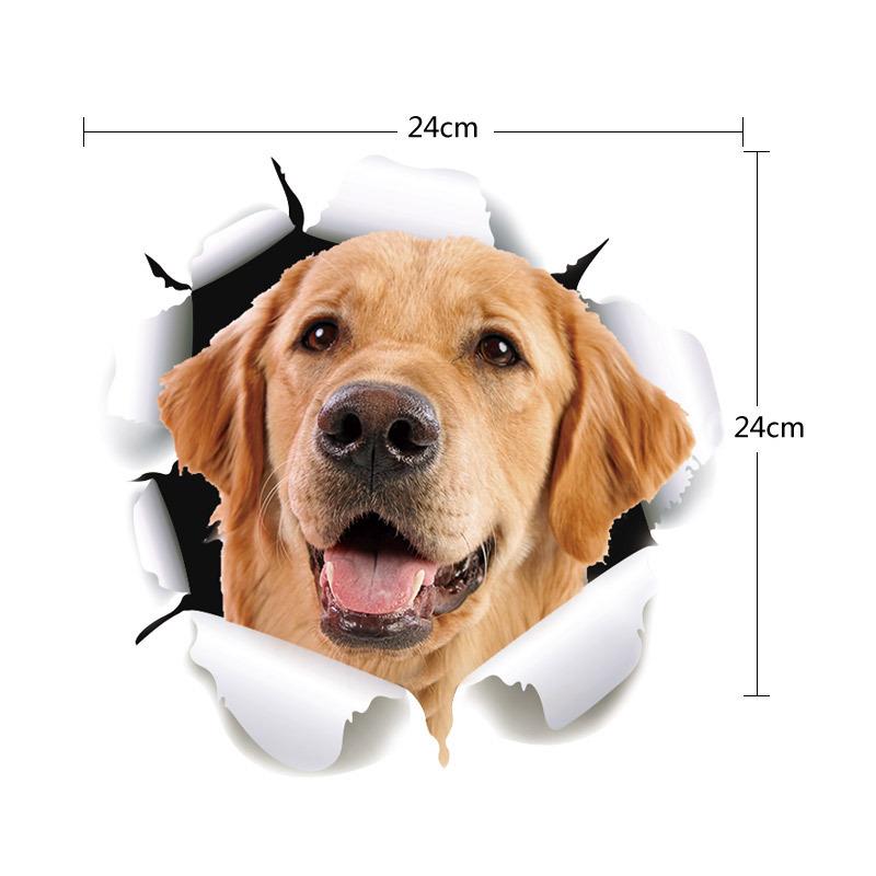 3D-simulatie Leuke creatieve autostickers