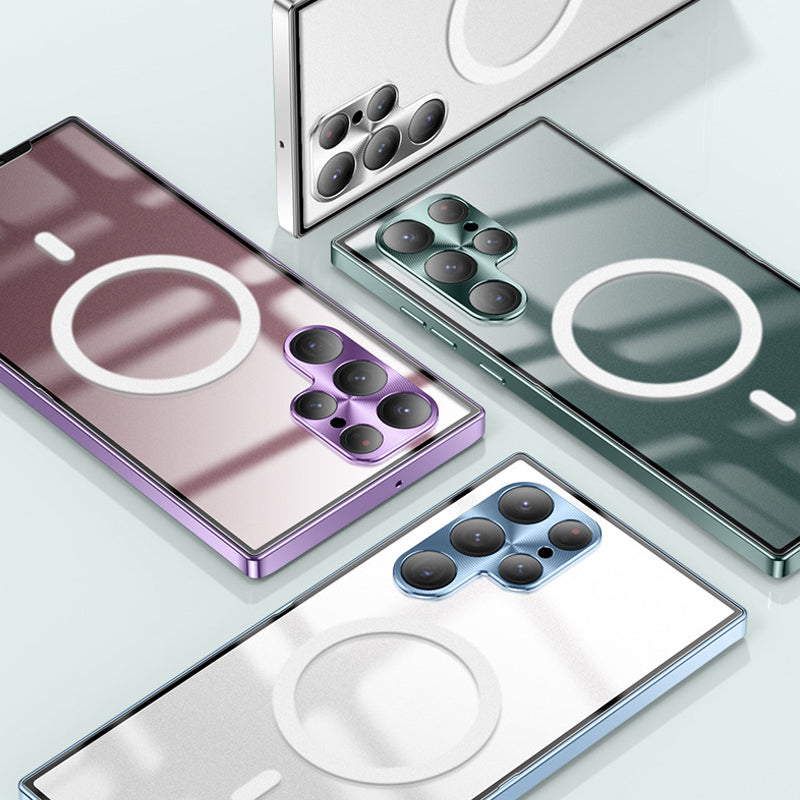 Magnetische Magsafe metalen hoes voor Samsung