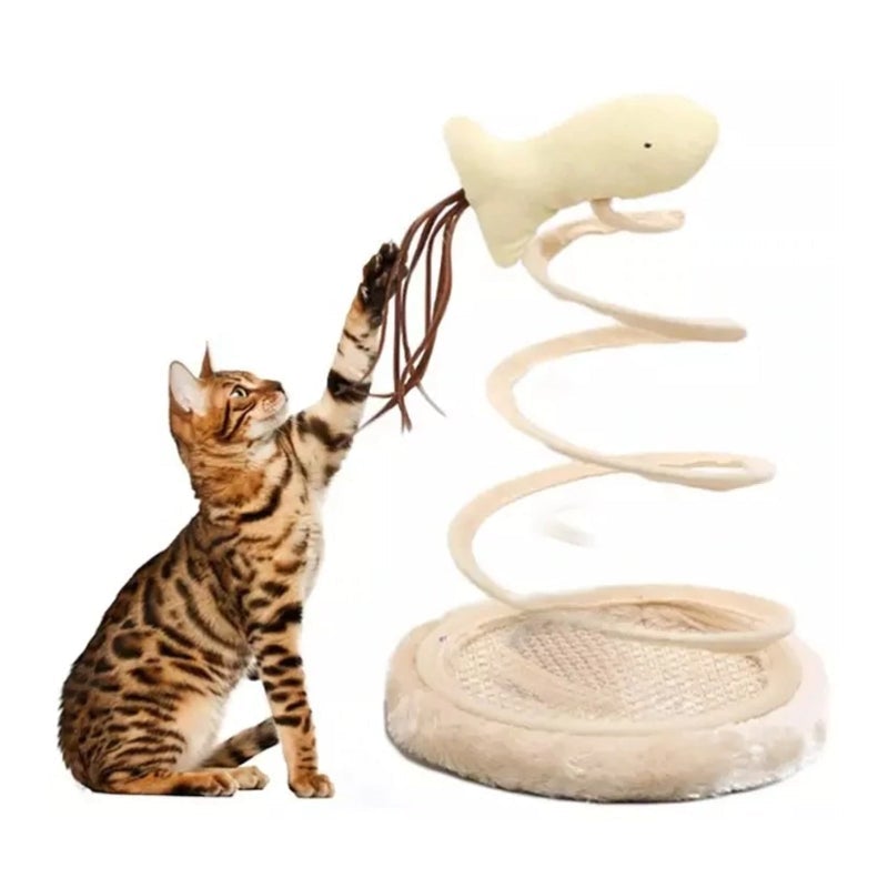 Simulatie muis pluche spiraal staaldraad veer speelgoed