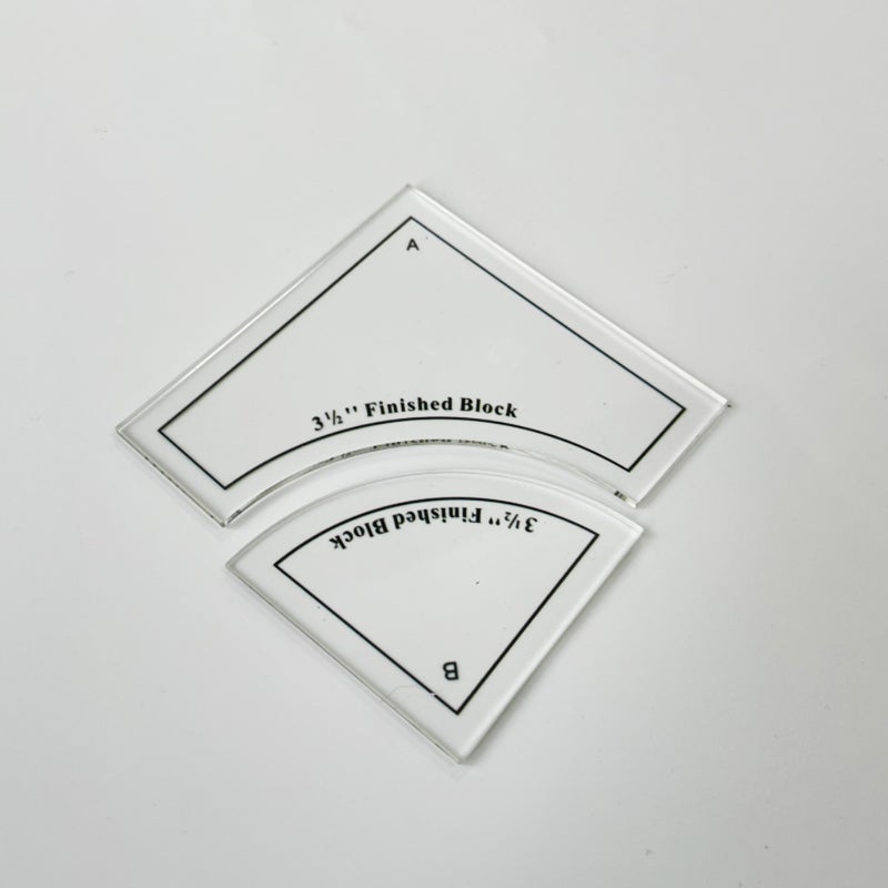 Snelle boogvormige Quilt Sjabloon Set