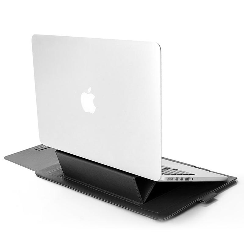 Tas voor laptophoes met standaard