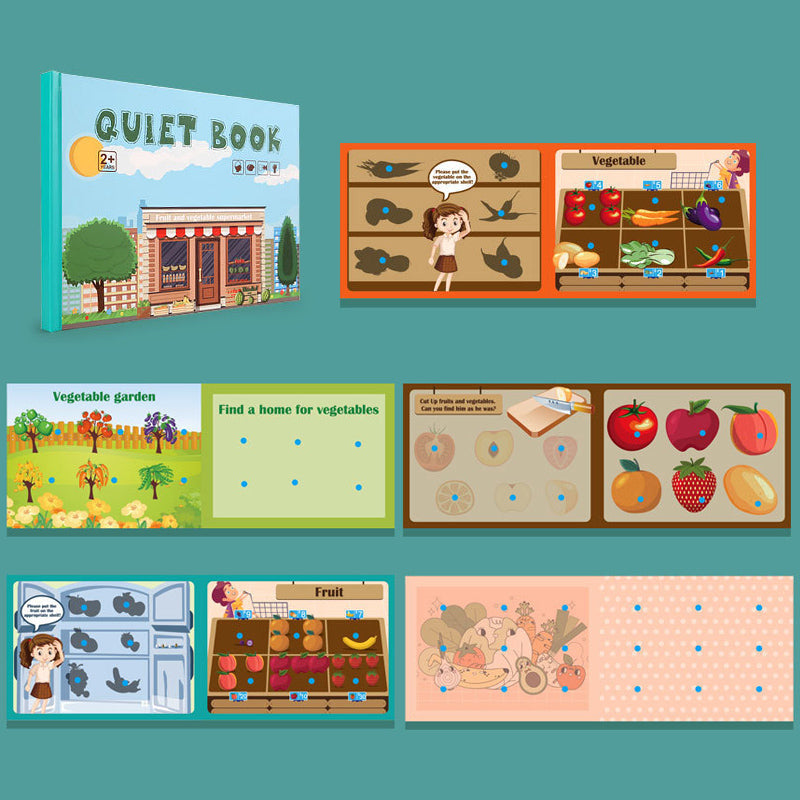 Druk boek voor kind om leervaardigheden te ontwikkelen