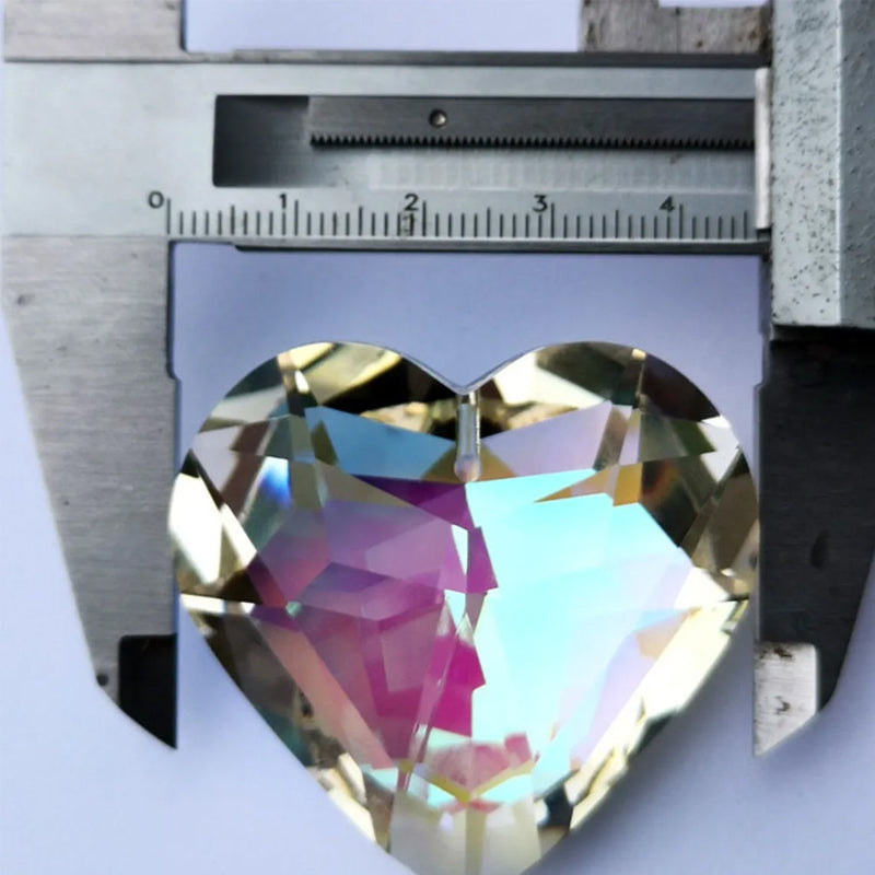 Opknoping Hart Suncatcher Prisma Ambachten