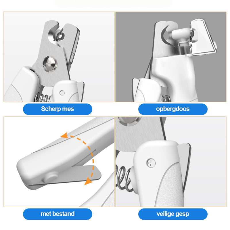 Professionele LED-licht nagelknipper voor huisdieren