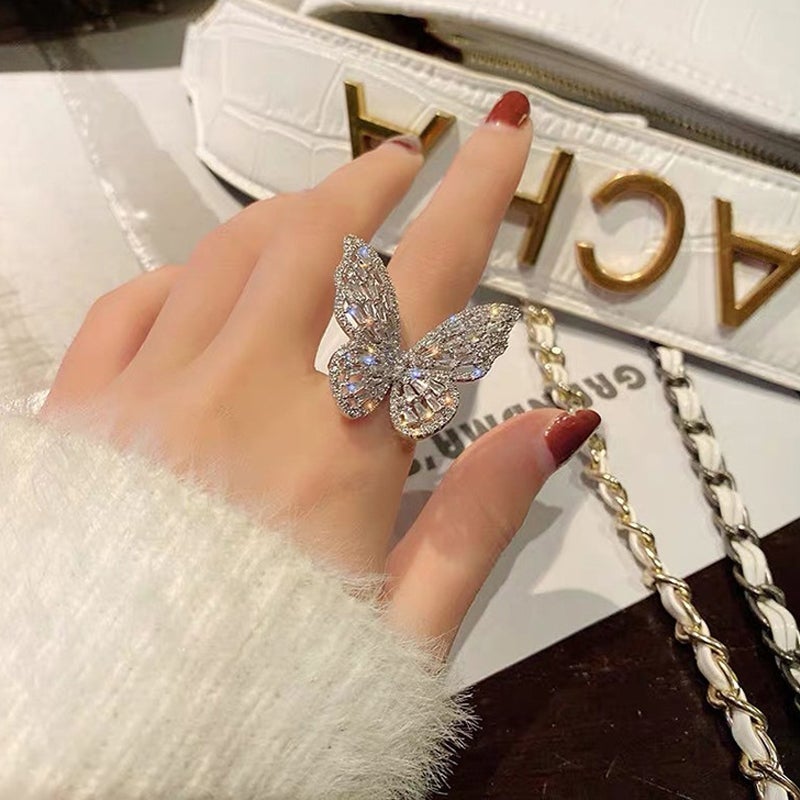 Women's Ziron Butterfly Ring