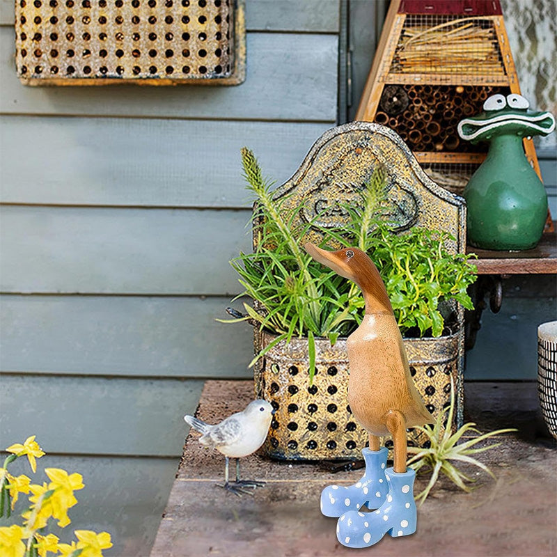 Handgesneden eendornament