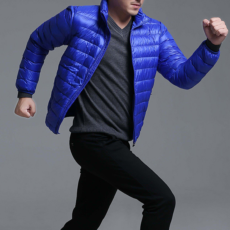 Ademend en waterafstotend ultralicht donsjack voor heren