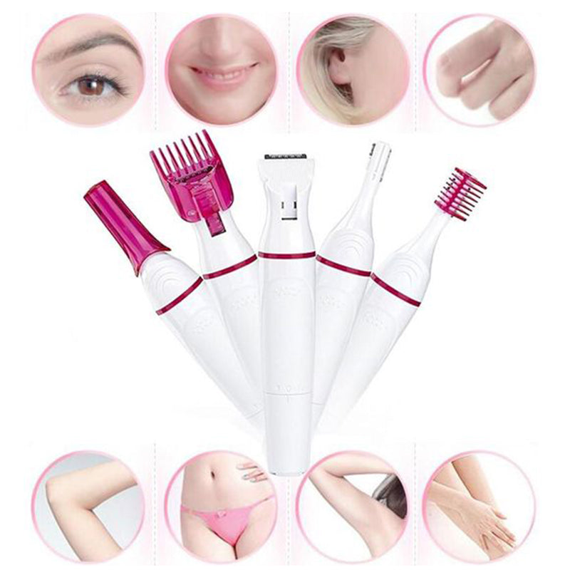 5 in 1 oplaadbare epilator