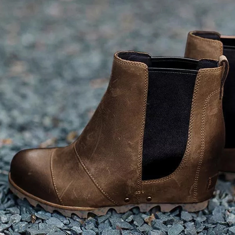 Enkel laarsjes met sleehak