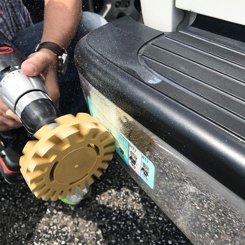 Wielschijf voor het verwijderen van stickers