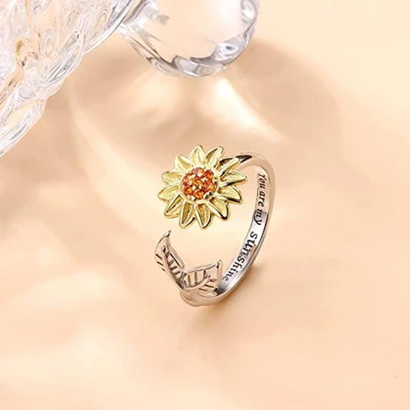 Zonnebloem Spinner Ring