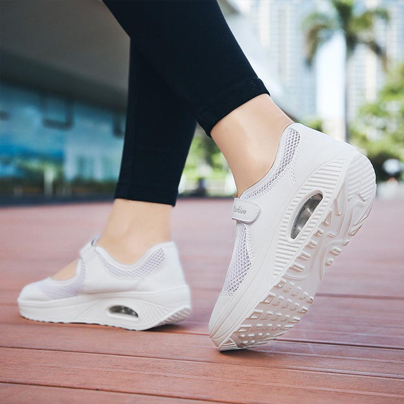 Vliegende geweven gezellige wandelschoenen