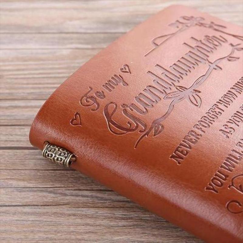 Vintage gegraveerd dagboek