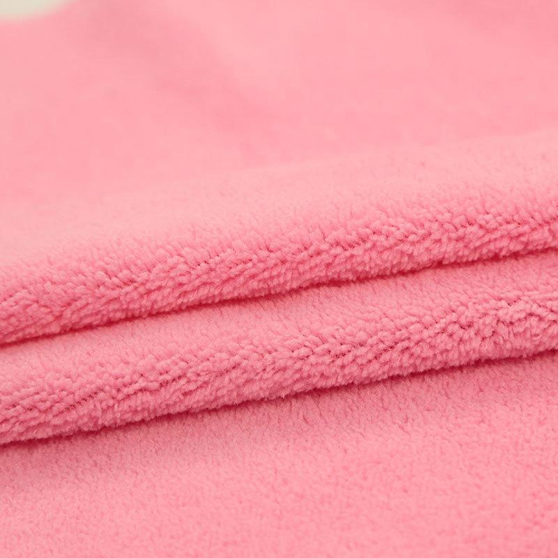 Capuchon polar fleece jas met rits