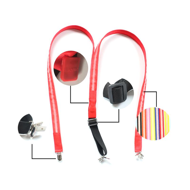 Oplichtende LED Bretels Vlinderdas