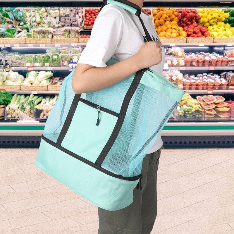 2-in-1 draagbare mesh afneembare draagtas