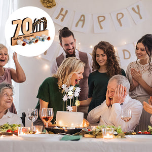 Verjaardagscadeau houten geldclip