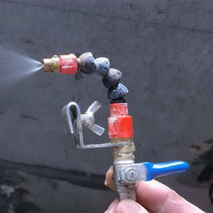 Stofverwijderende hogedruk spuit