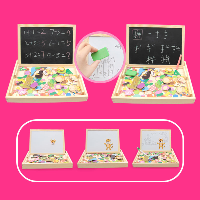 Magnetische Dieren Puzzel Tekentafel