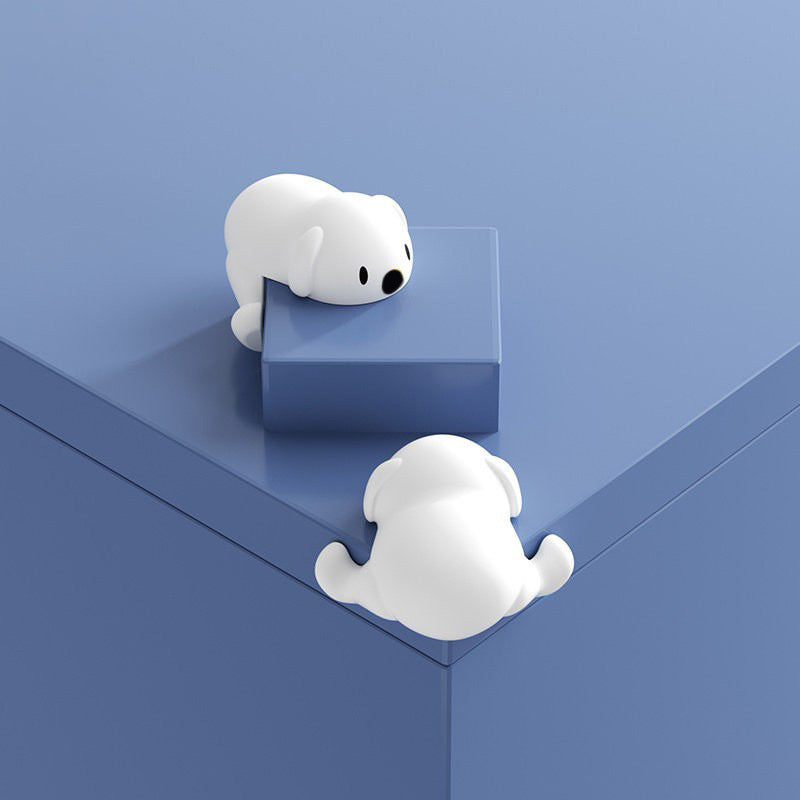 Cartoon dier hond tafel hoekbeschermer