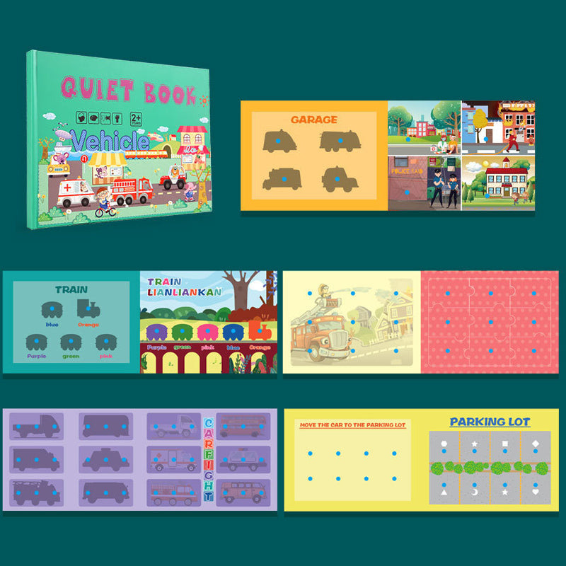 Druk boek voor kind om leervaardigheden te ontwikkelen