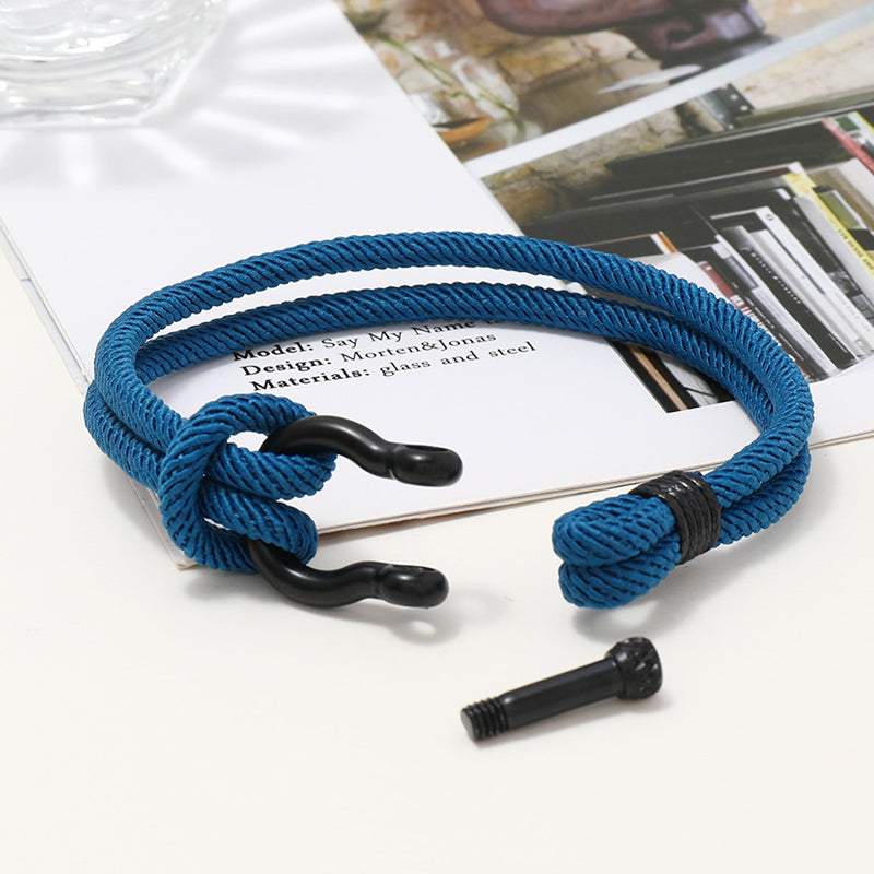 Producten Nautische gevlochten touw-armband