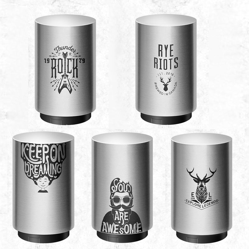 Automatische flesopener met magnetische dopvanger