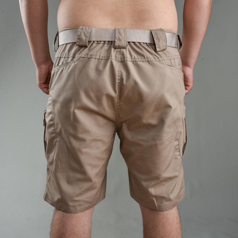 Tactische short in effen kleur