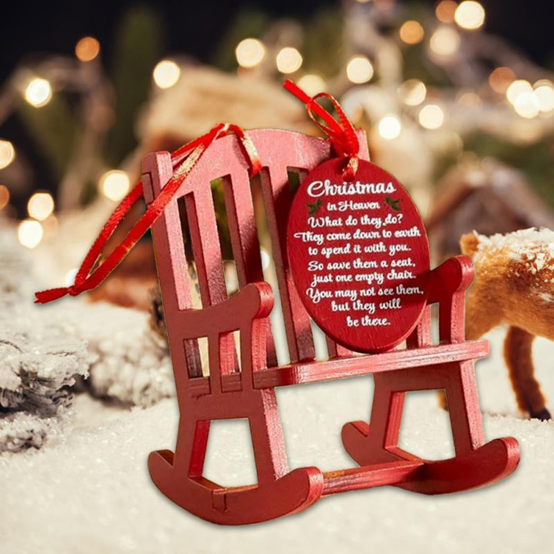 Kerst in de hemel Schommelstoel Ornament