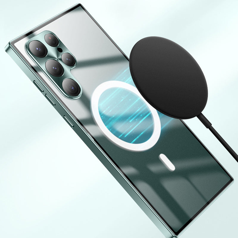 Magnetische Magsafe metalen hoes voor Samsung