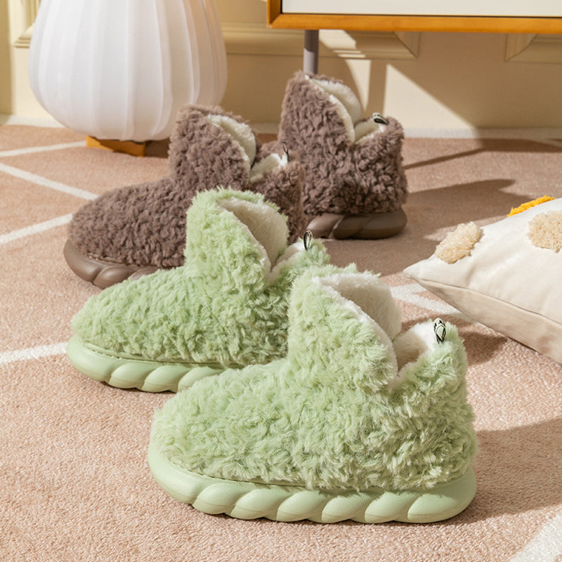Heerlijke fleece slofjes