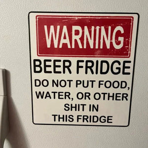 Grappig Bier Koelkast Vintage Sticker Teken