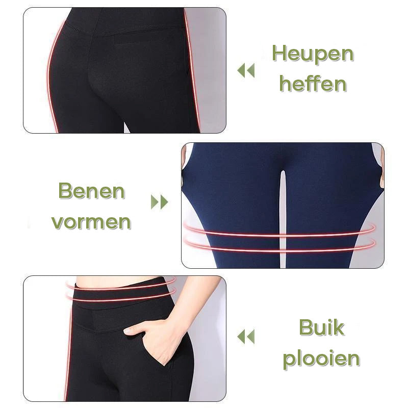 Micro flared damesbroek